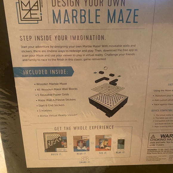 EDUCATIONAL STEM MARBLE MAZE! Virtual reality! AWARD WINNING STEM MAZE! - Picture 8 of 9